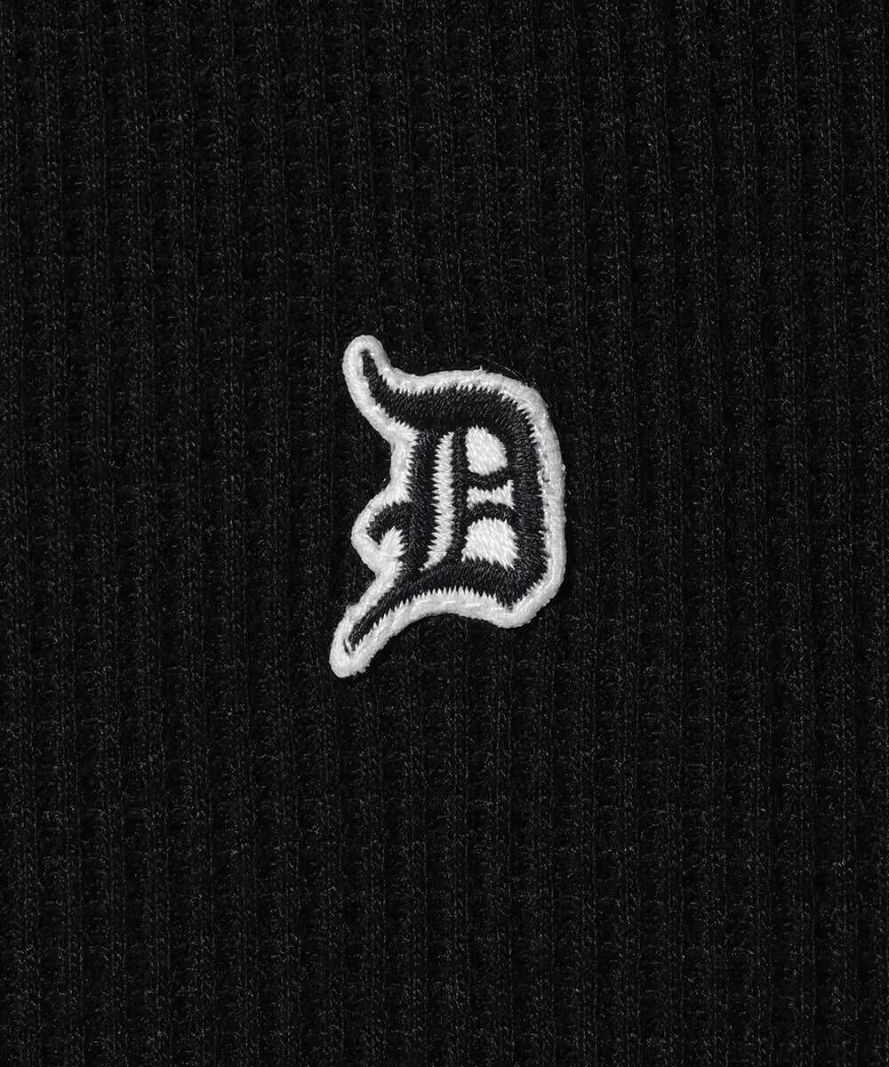 ワンポイント ワッフルクロスロンT