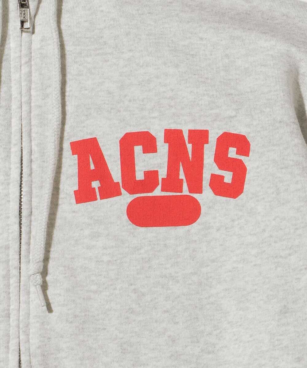 エイジング カレッジロゴ ジップアップパーカ