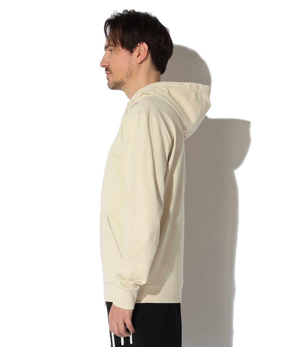 袖ロゴ入り ジップフーディ