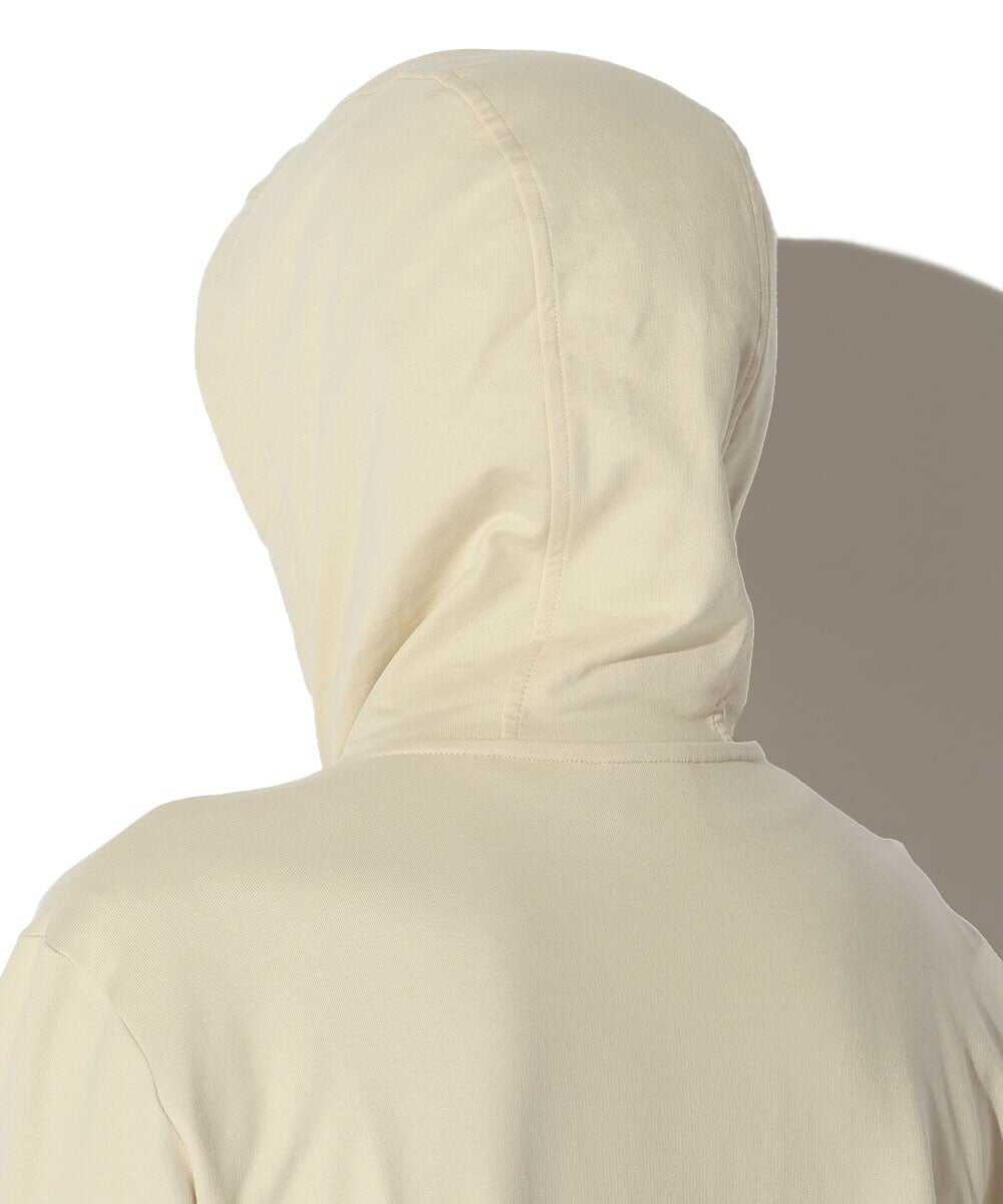 袖ロゴ入り ジップフーディ