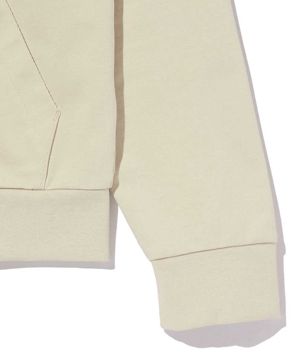 袖ロゴ入り ジップフーディ