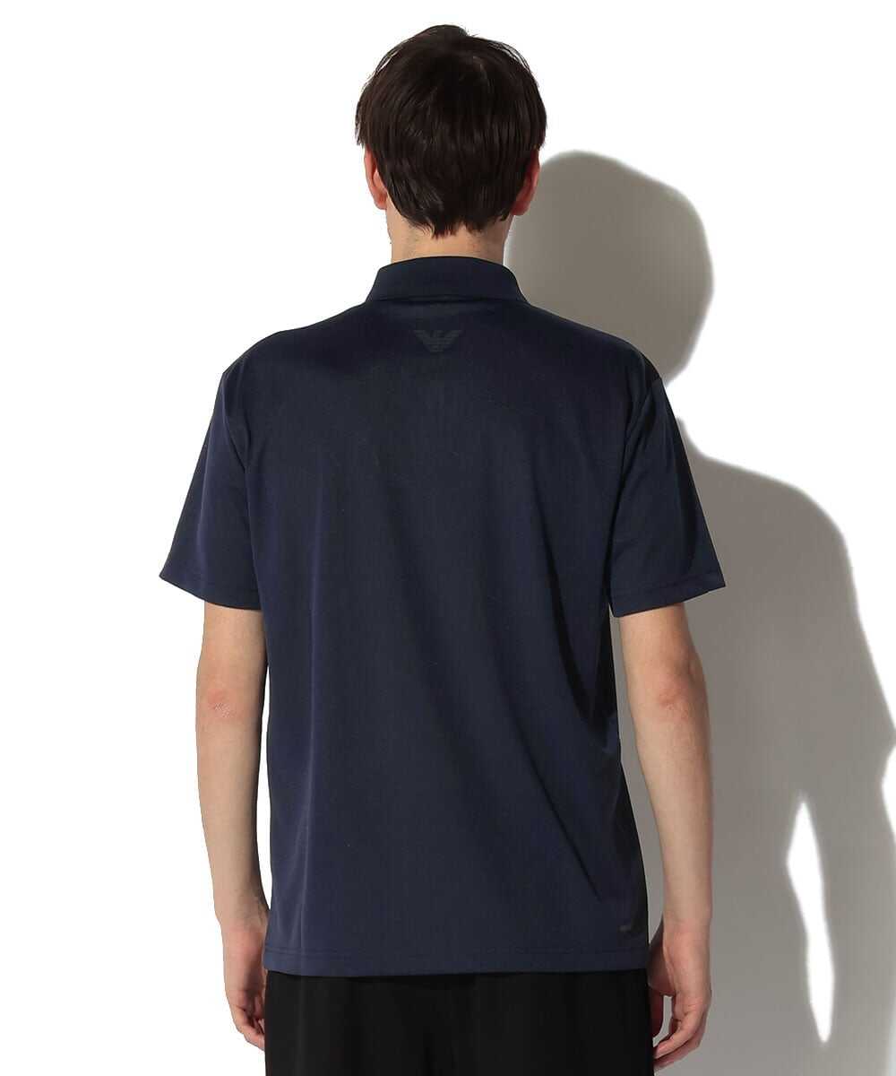 比翼仕立てのすっきりポロシャツ