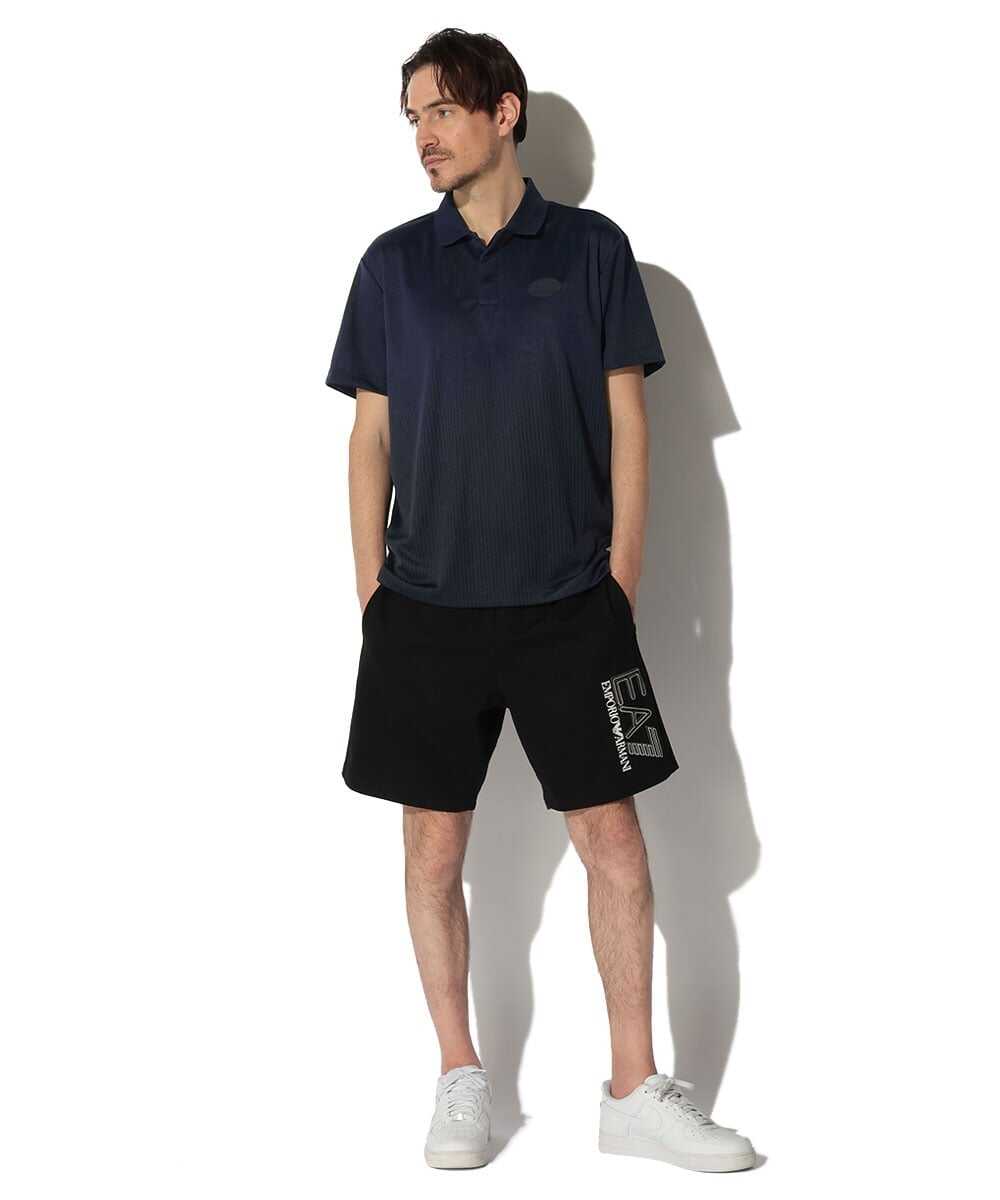 比翼仕立てのすっきりポロシャツ