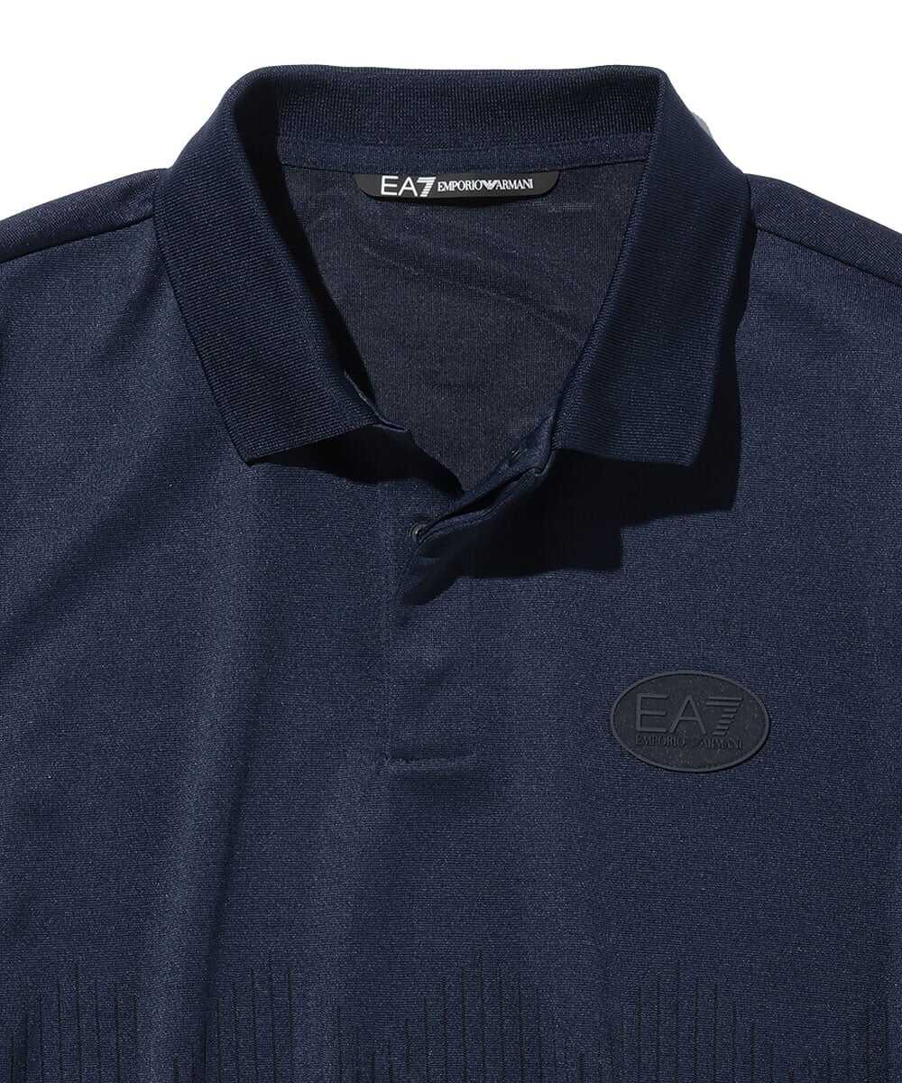 比翼仕立てのすっきりポロシャツ