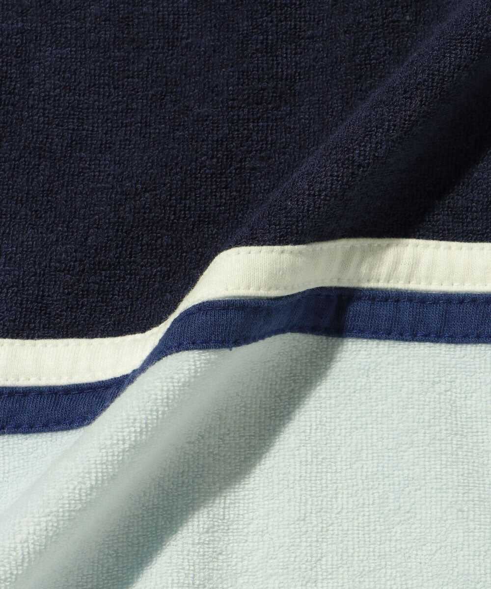 ツートーン パイルジップパーカ