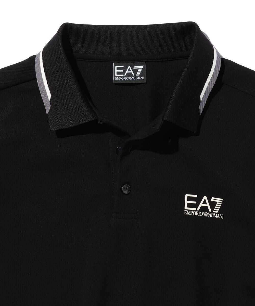 襟ライン入り ポロシャツ