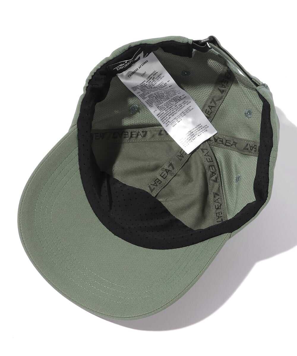 テクニカルファブリック ロゴ入りキャップ