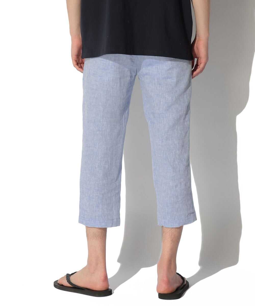 8分丈 リネントラウザーパンツ