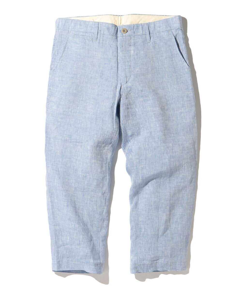 8分丈 リネントラウザーパンツ