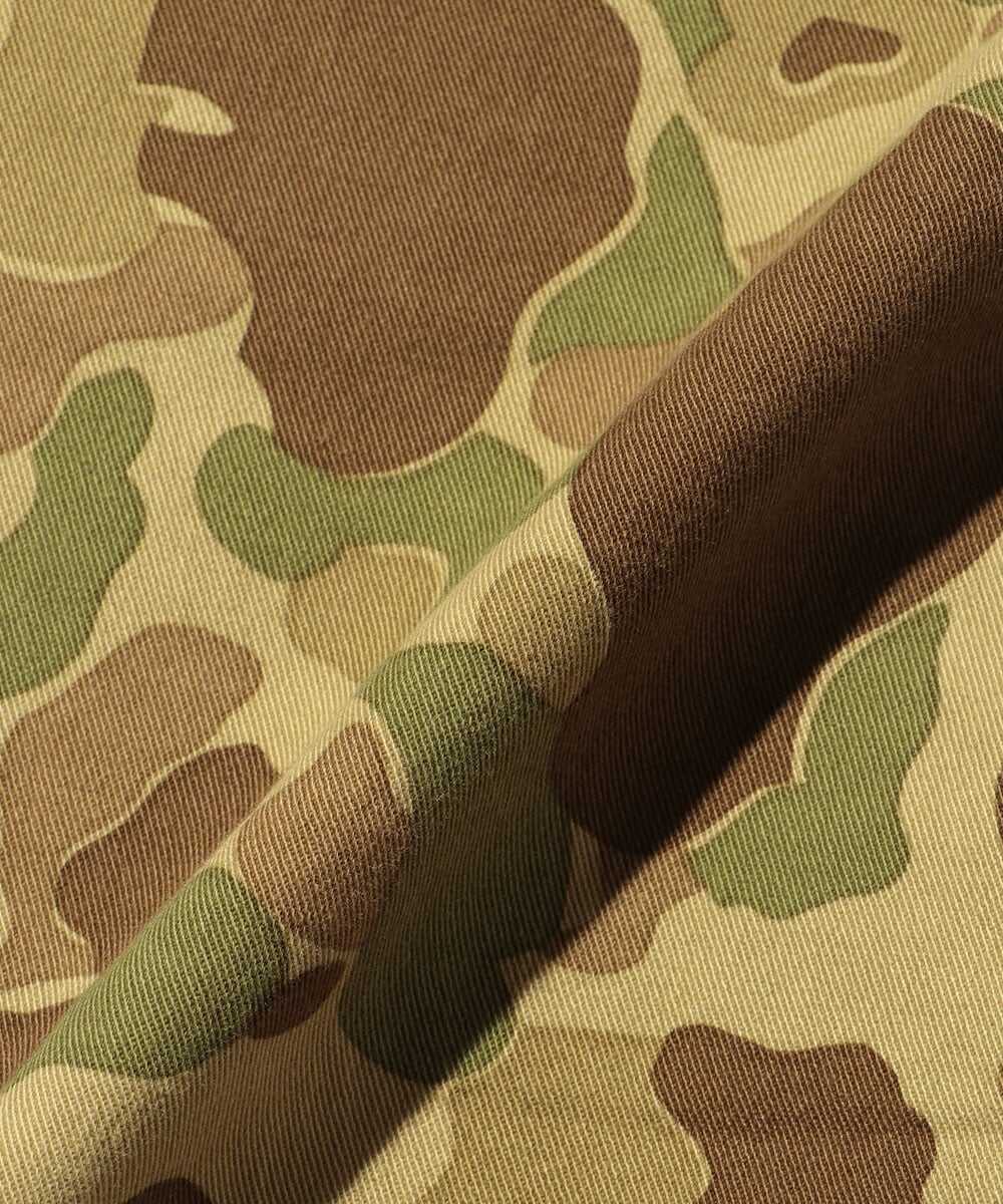 8分丈 カモ柄 チノパンツ