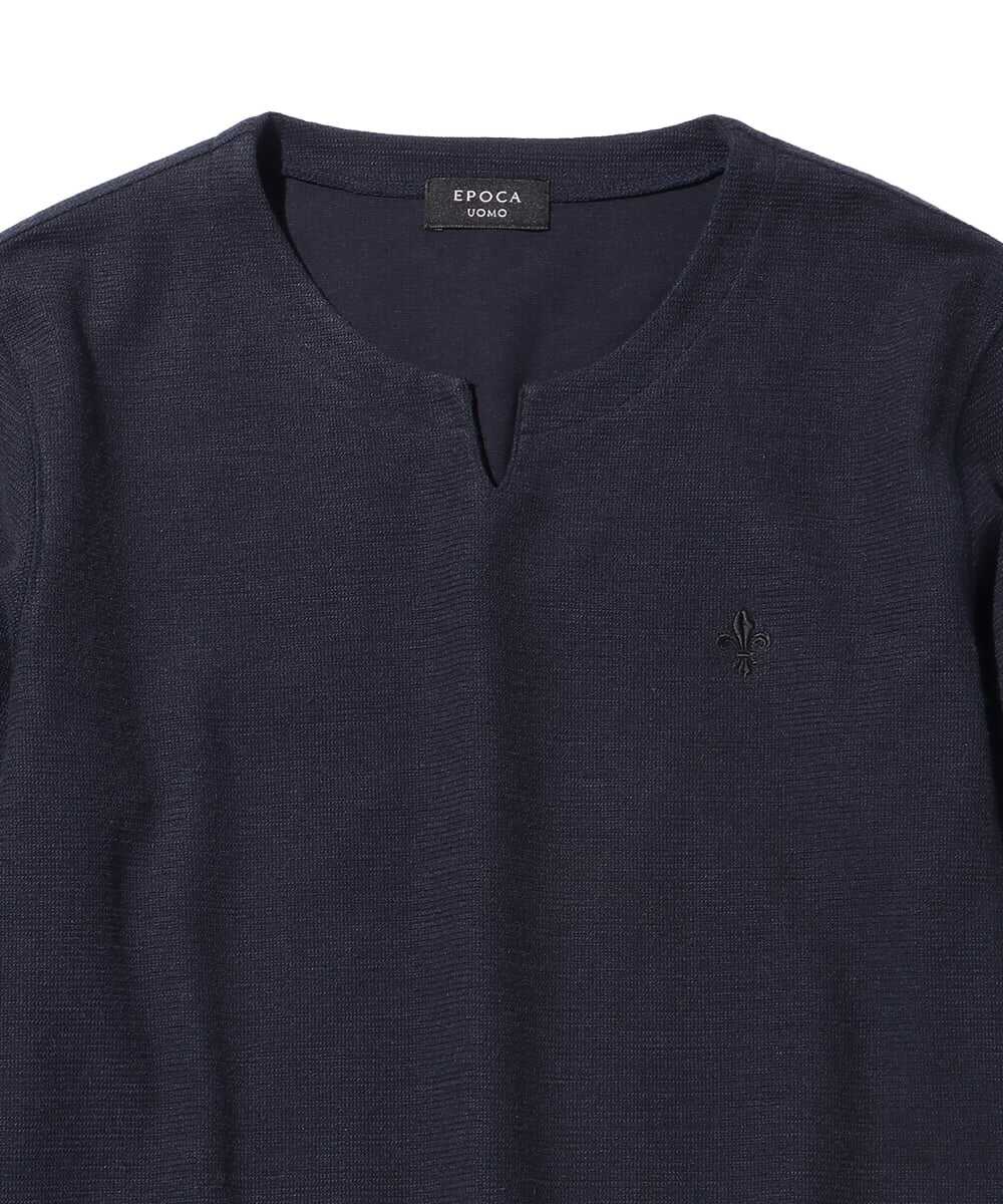 ダブルフェイス キーネックロンT