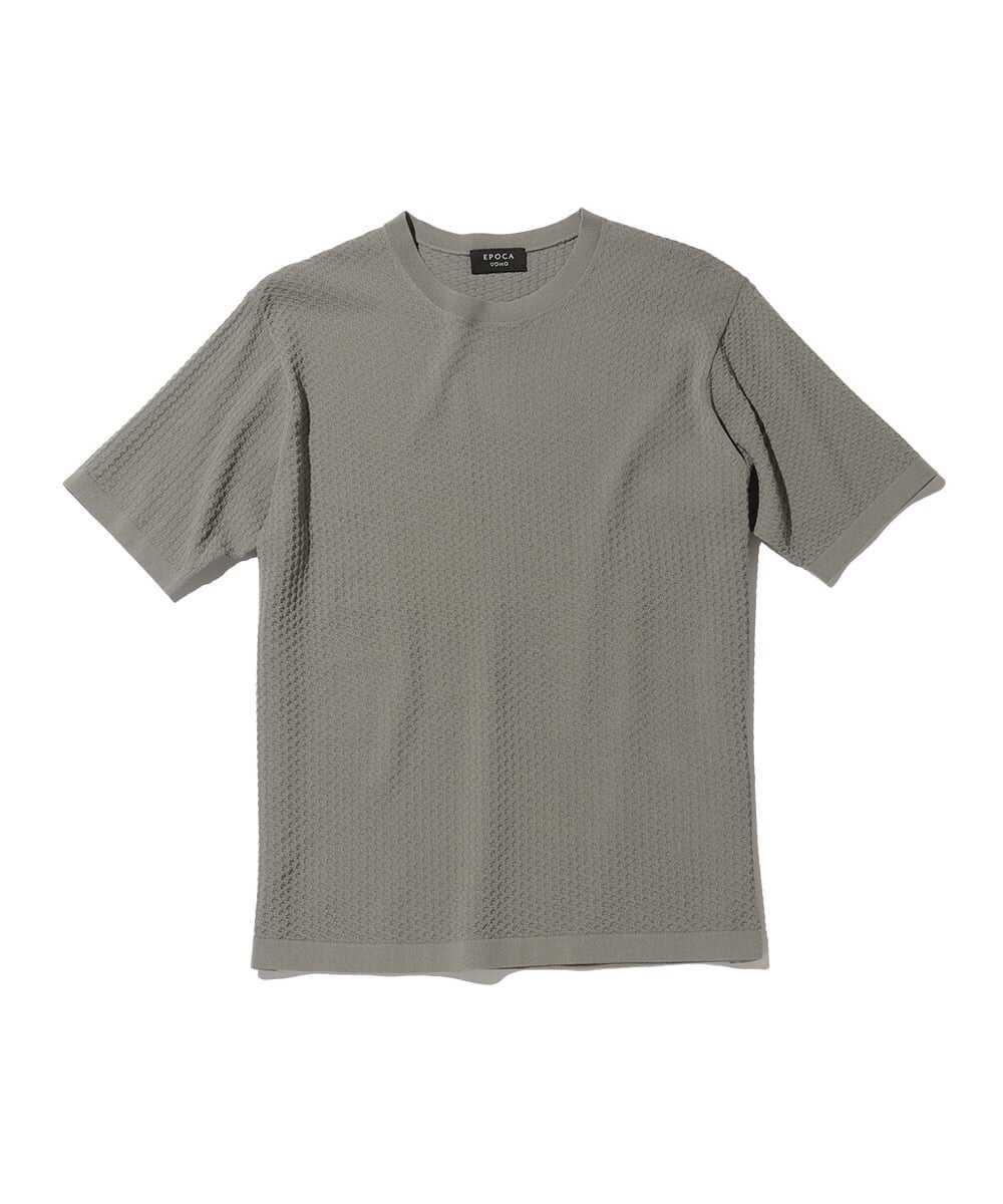 アセテート ニットTシャツ