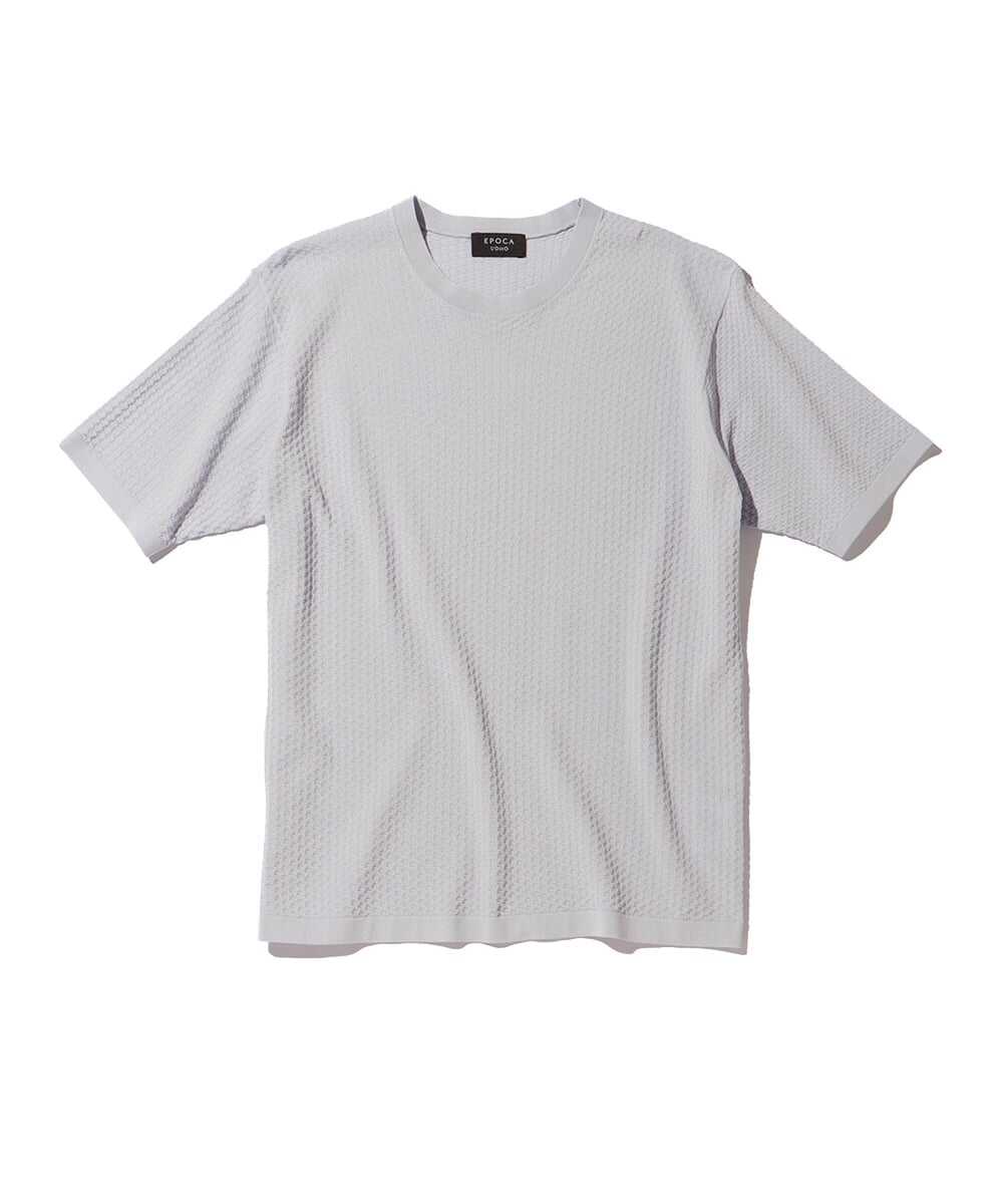 アセテート ニットTシャツ