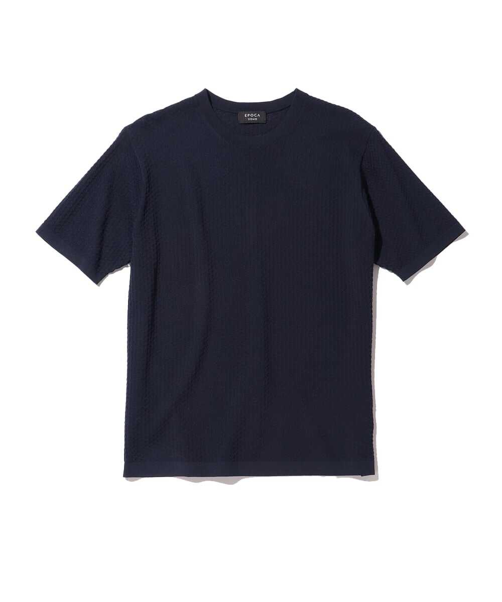 アセテート ニットTシャツ