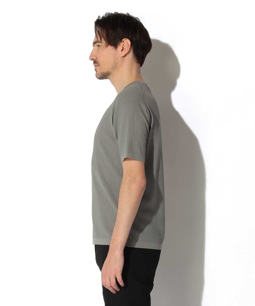 アセテート ニットTシャツ