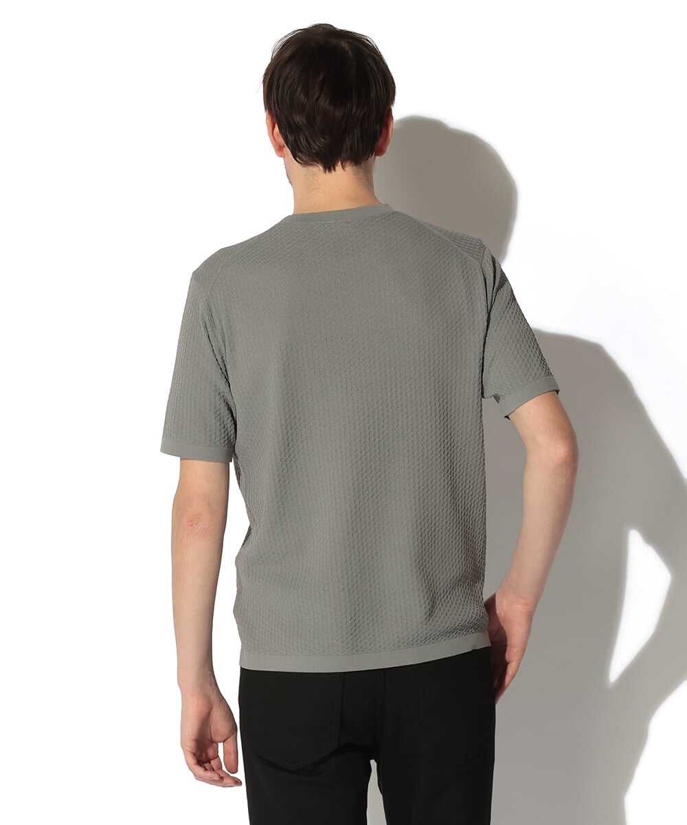 アセテート ニットTシャツ