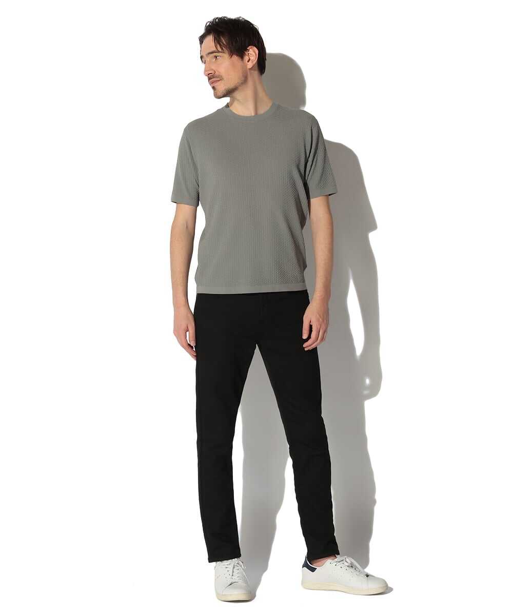 アセテート ニットTシャツ