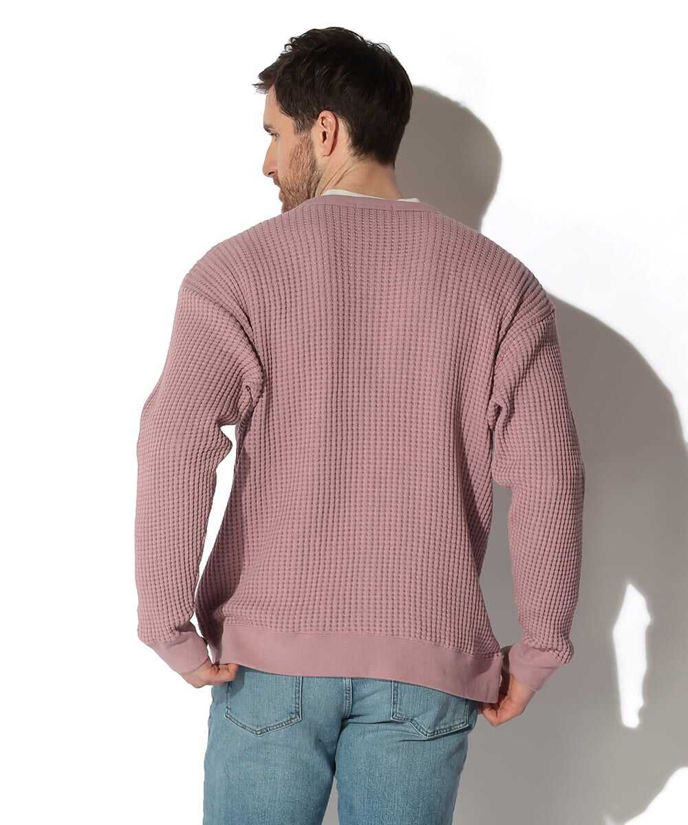 HG LAYDOWN ワッペンカーディガン