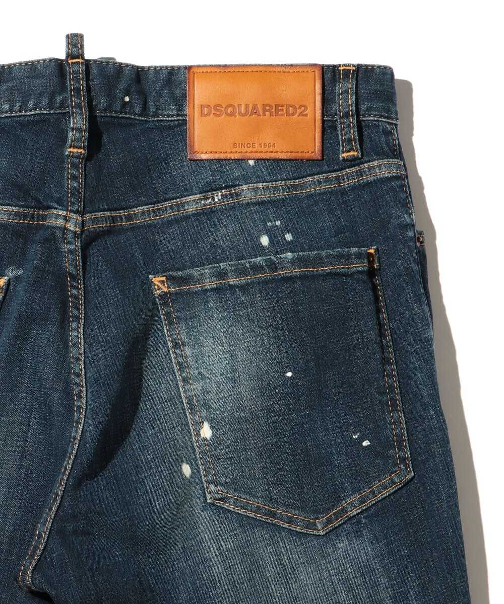 ウォッシュ加工 トラックデニムパンツ