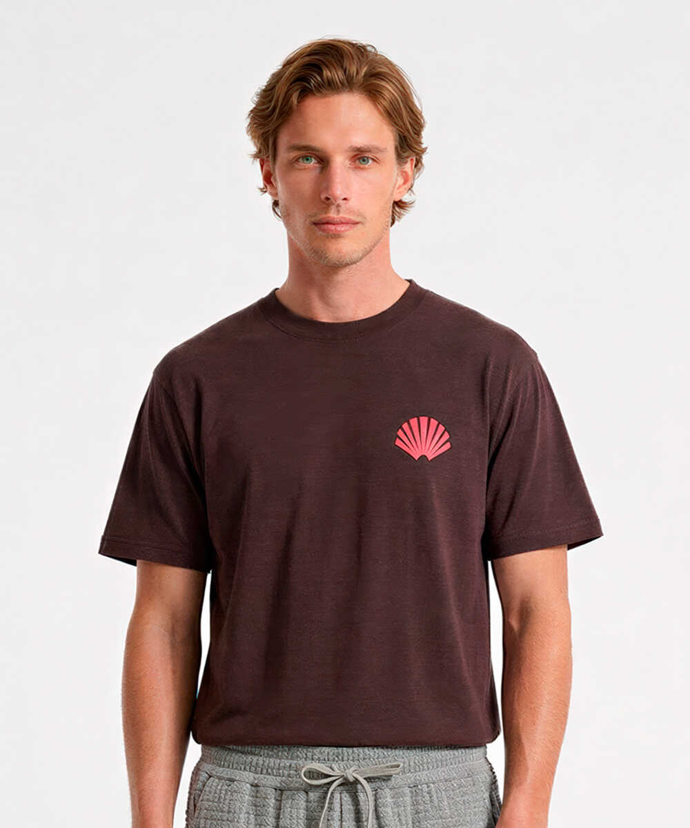 ピグメントダイ ロゴプリントTシャツ