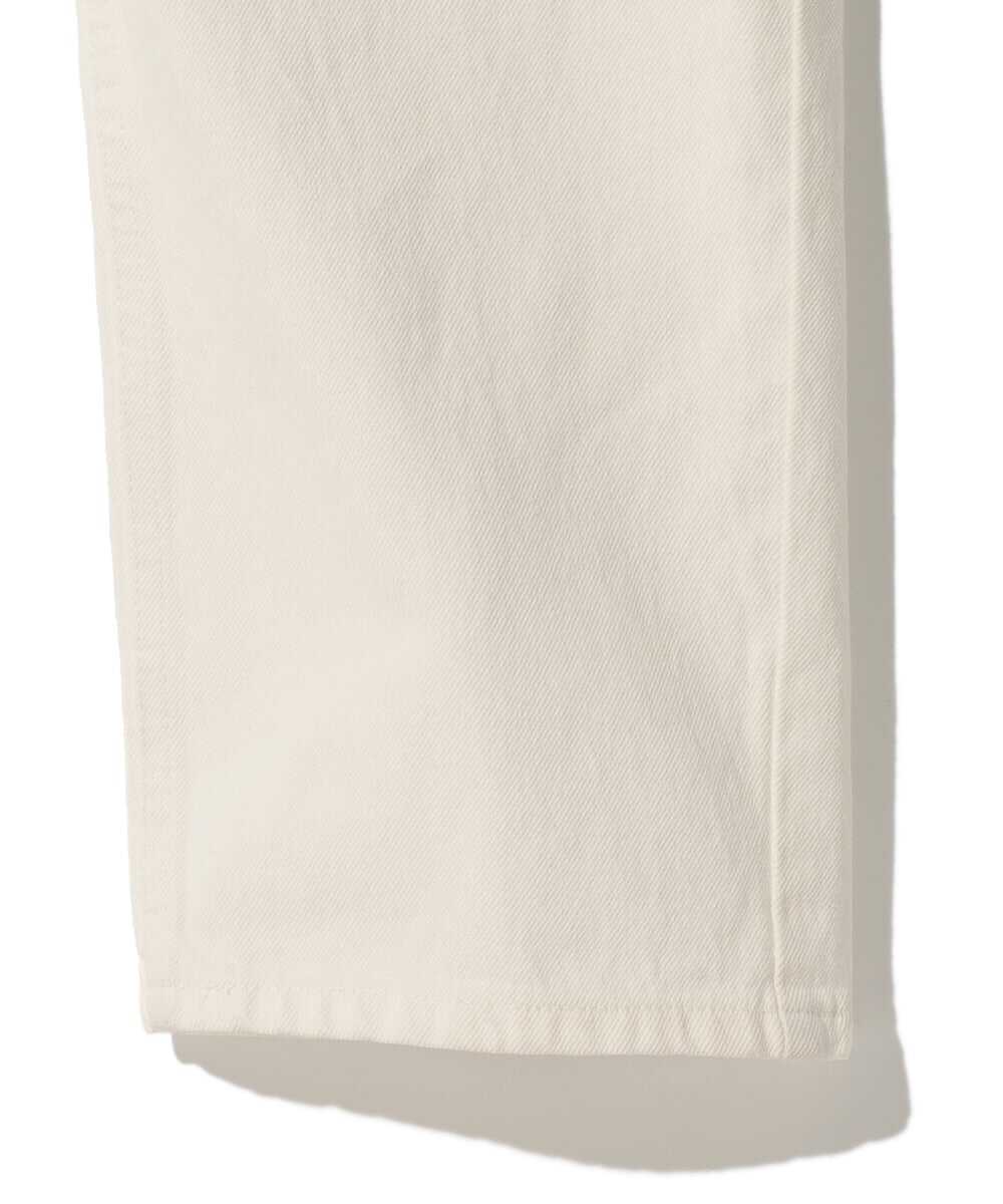 5ポケット ホワイト コーンデニムパンツ