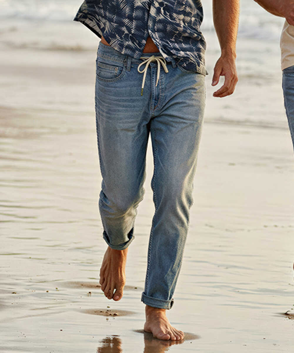 Rhythm+ Easy/リズム プラス イージーデニムパンツ