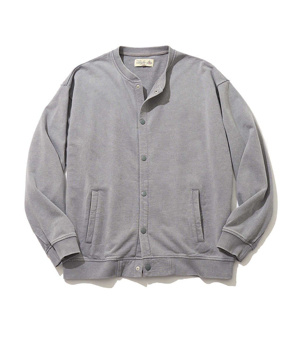 別注限定 ユーズドスウェット スナップカーディガン