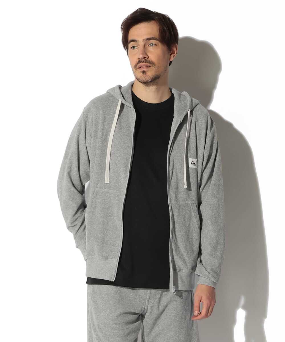 パイル地 プルオーバーパーカ