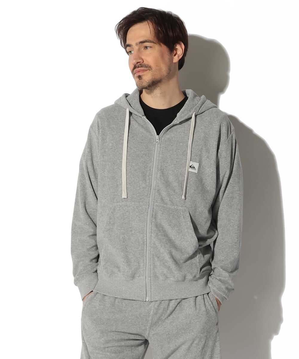 パイル地 プルオーバーパーカ