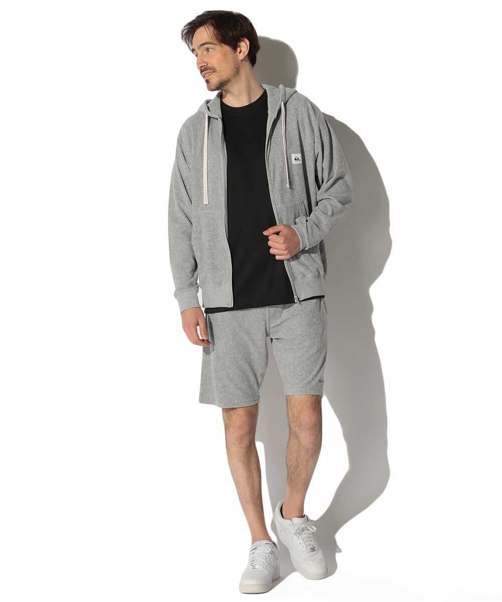 パイル地 プルオーバーパーカ