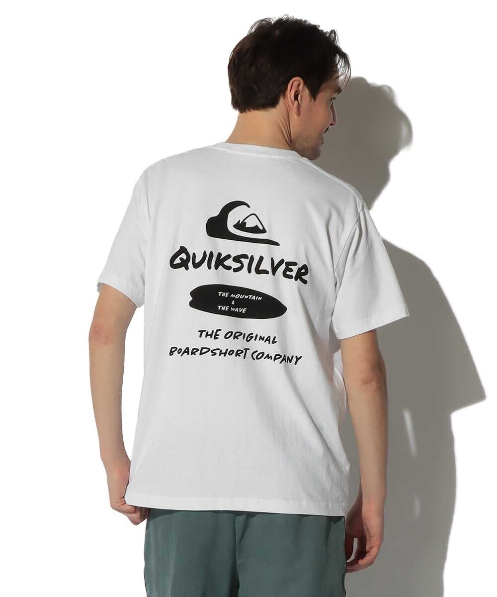 ハンド ドローイング バックプリントTシャツ