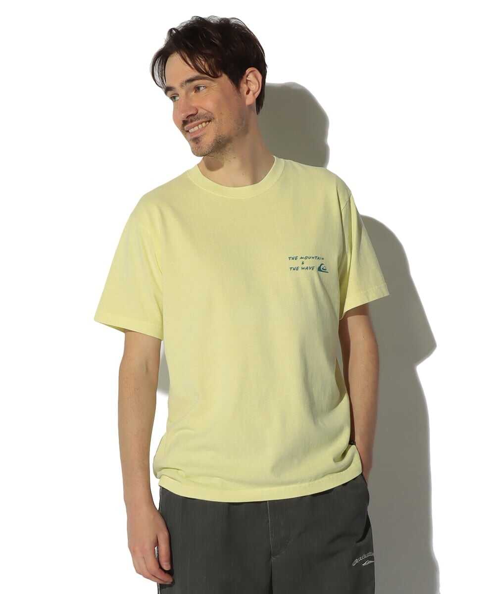 ハンド ドローイング バックプリントTシャツ