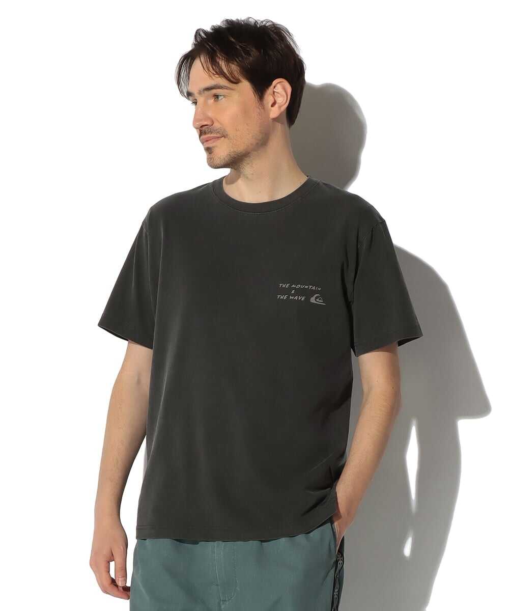 ハンド ドローイング バックプリントTシャツ