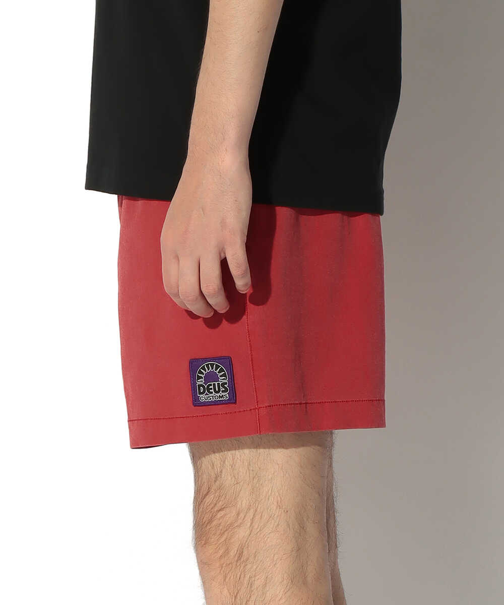 ガーメントダイ メッシュショーツ