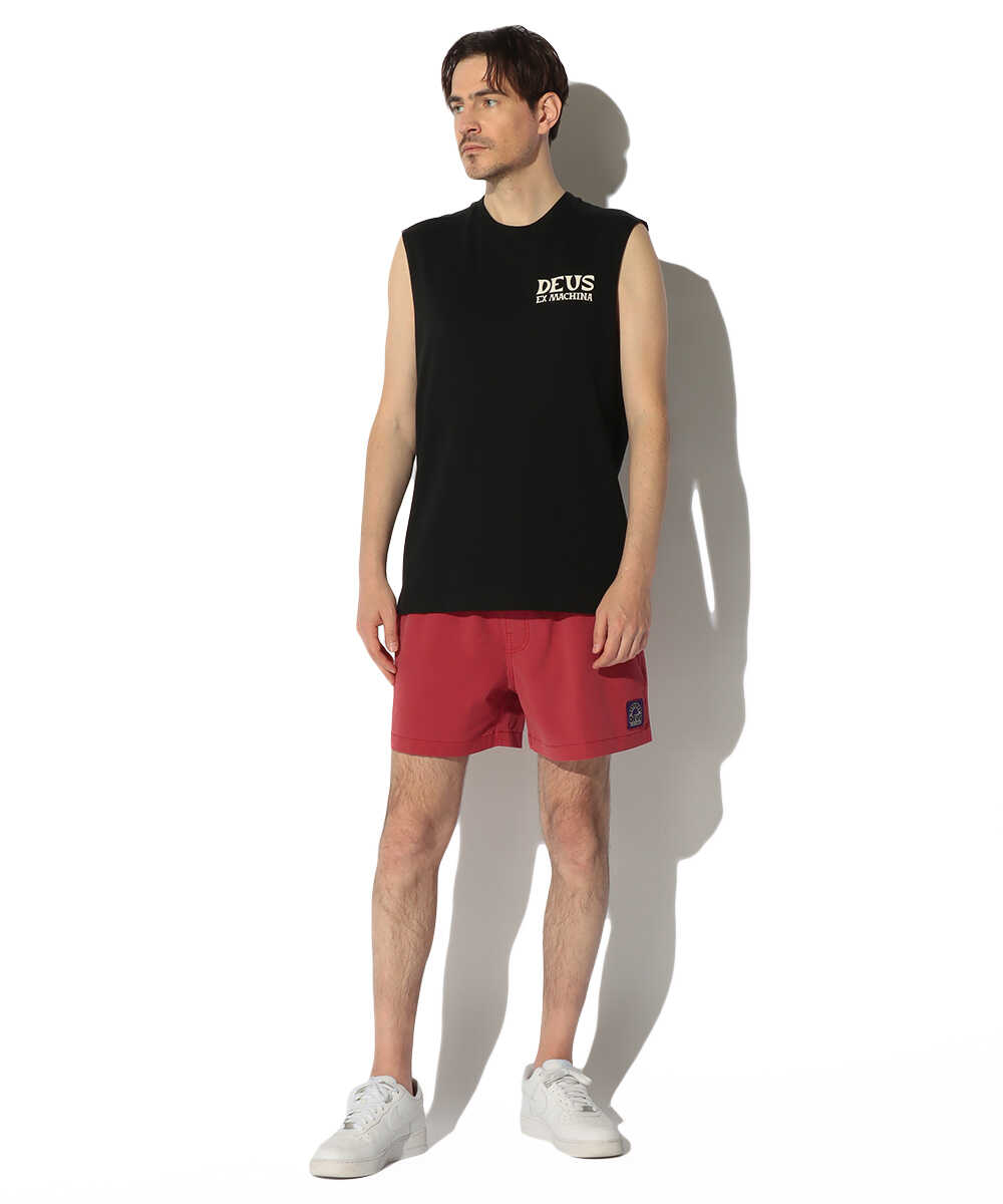 ガーメントダイ メッシュショーツ