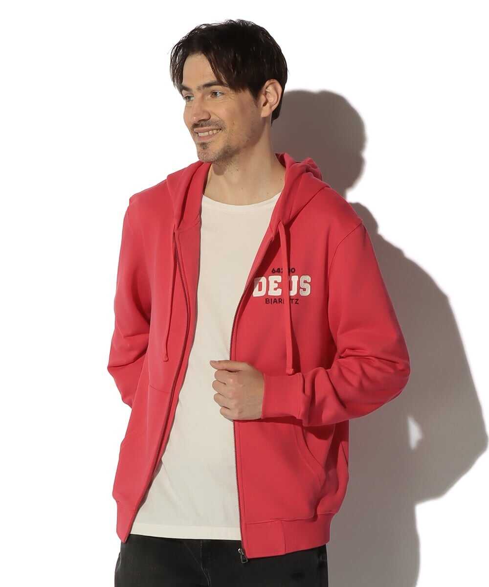 バックプリント ジップパーカ