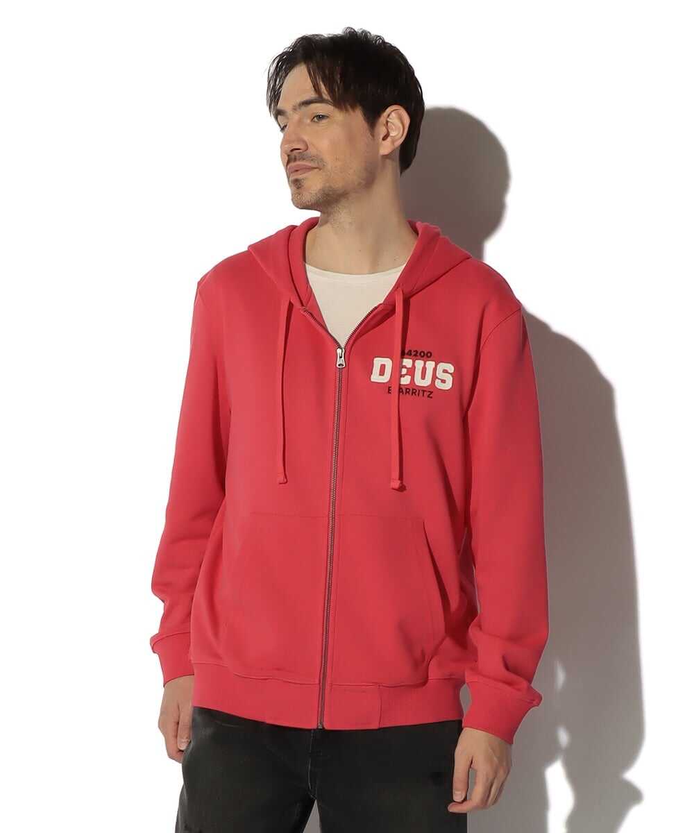 バックプリント ジップパーカ