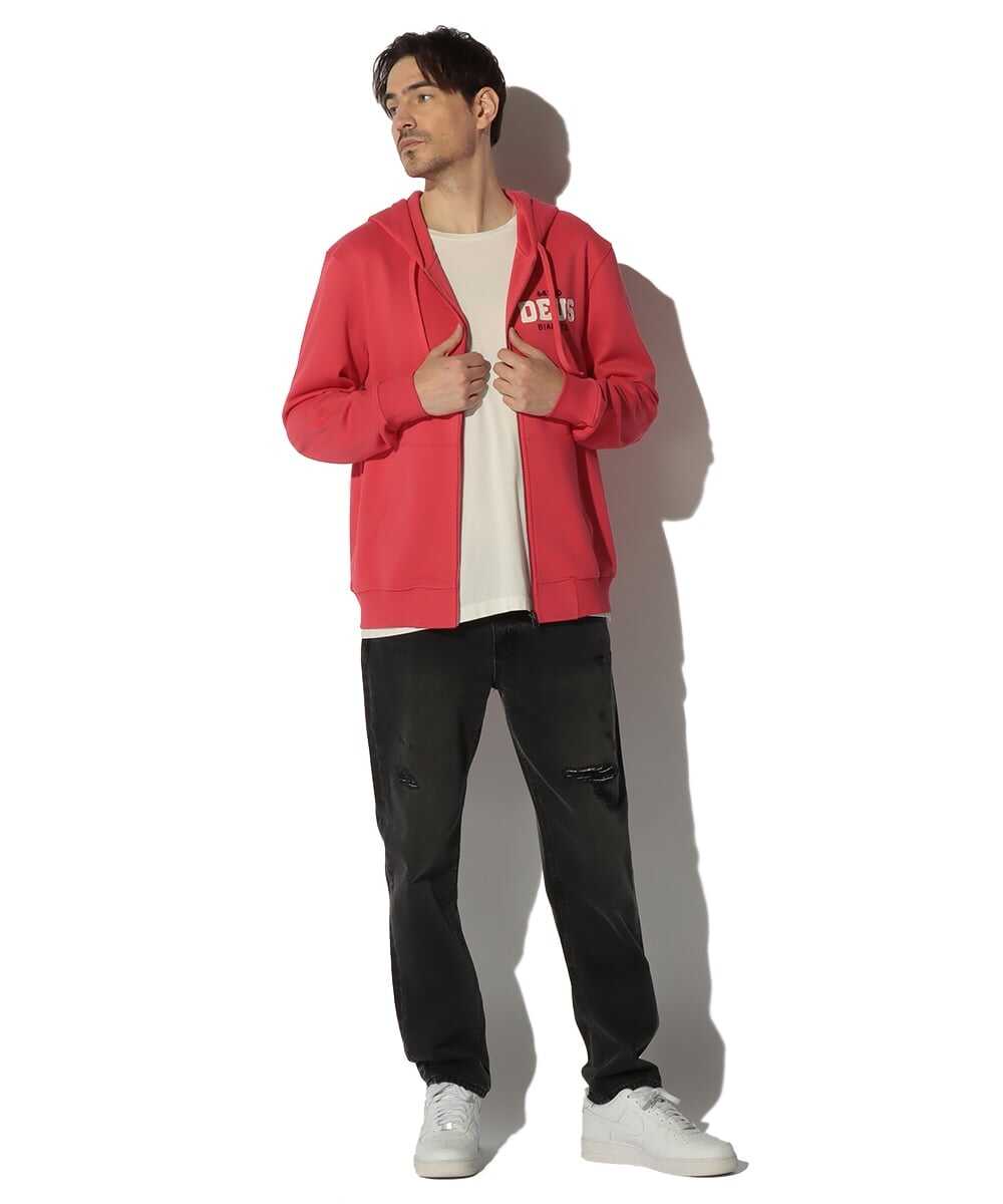 バックプリント ジップパーカ