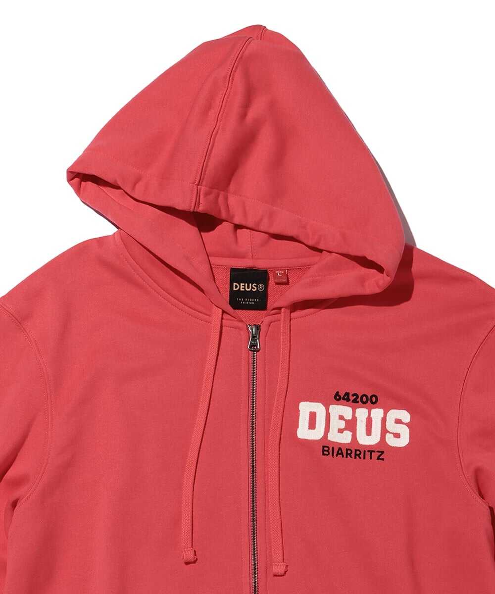 バックプリント ジップパーカ