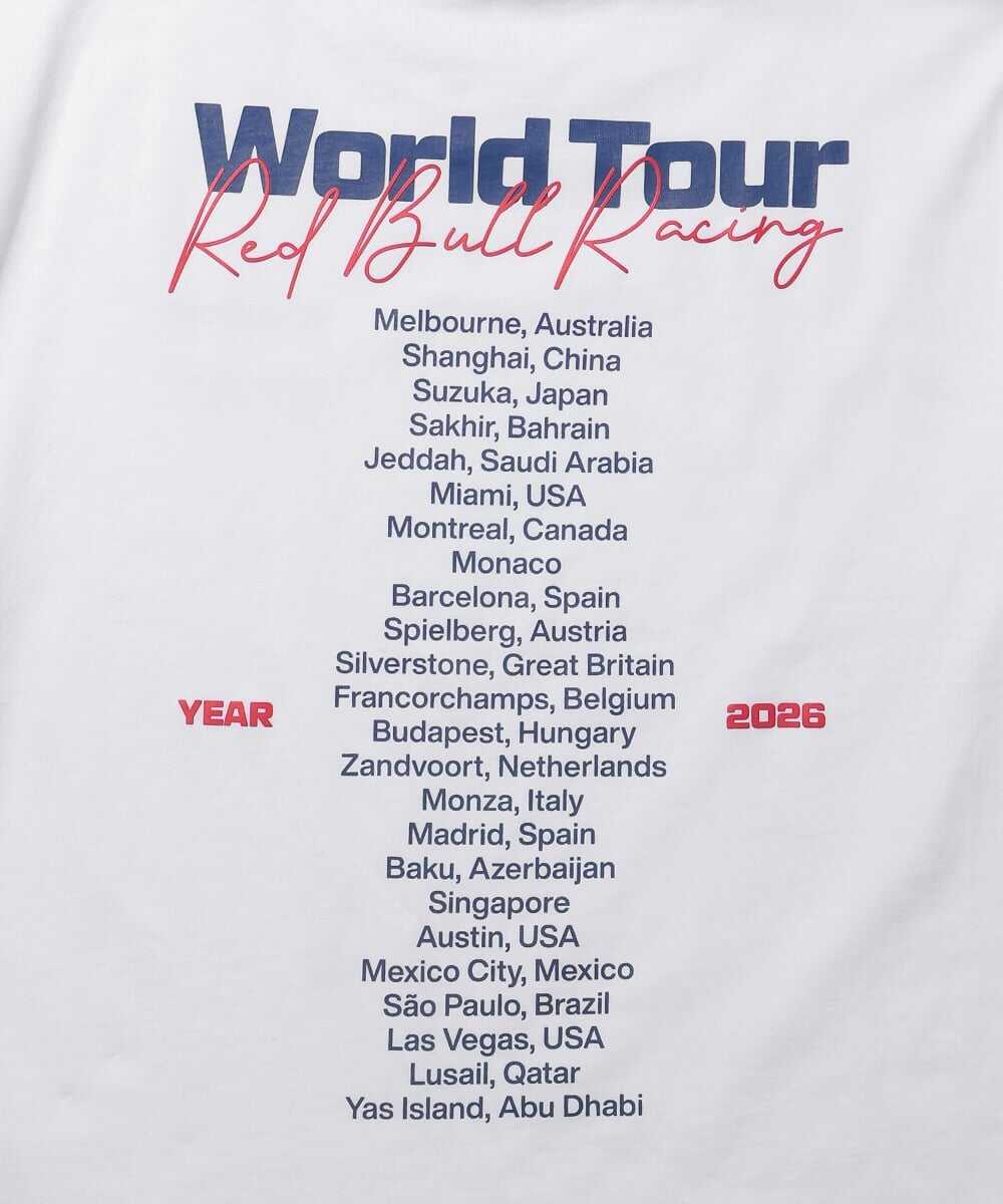 ワールドツアー バックプリントTシャツ