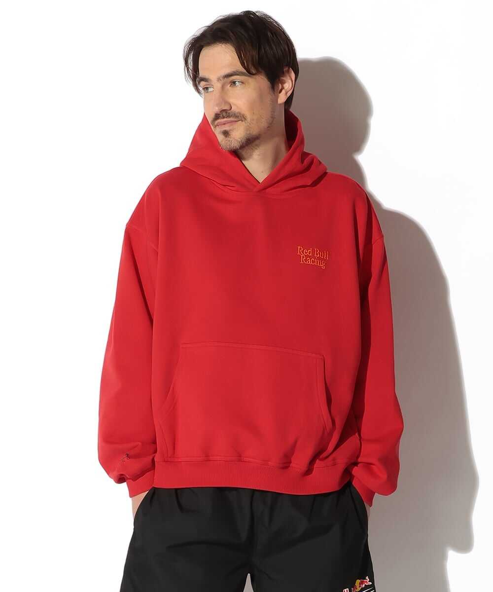 バックプリント プルオーバーパーカ