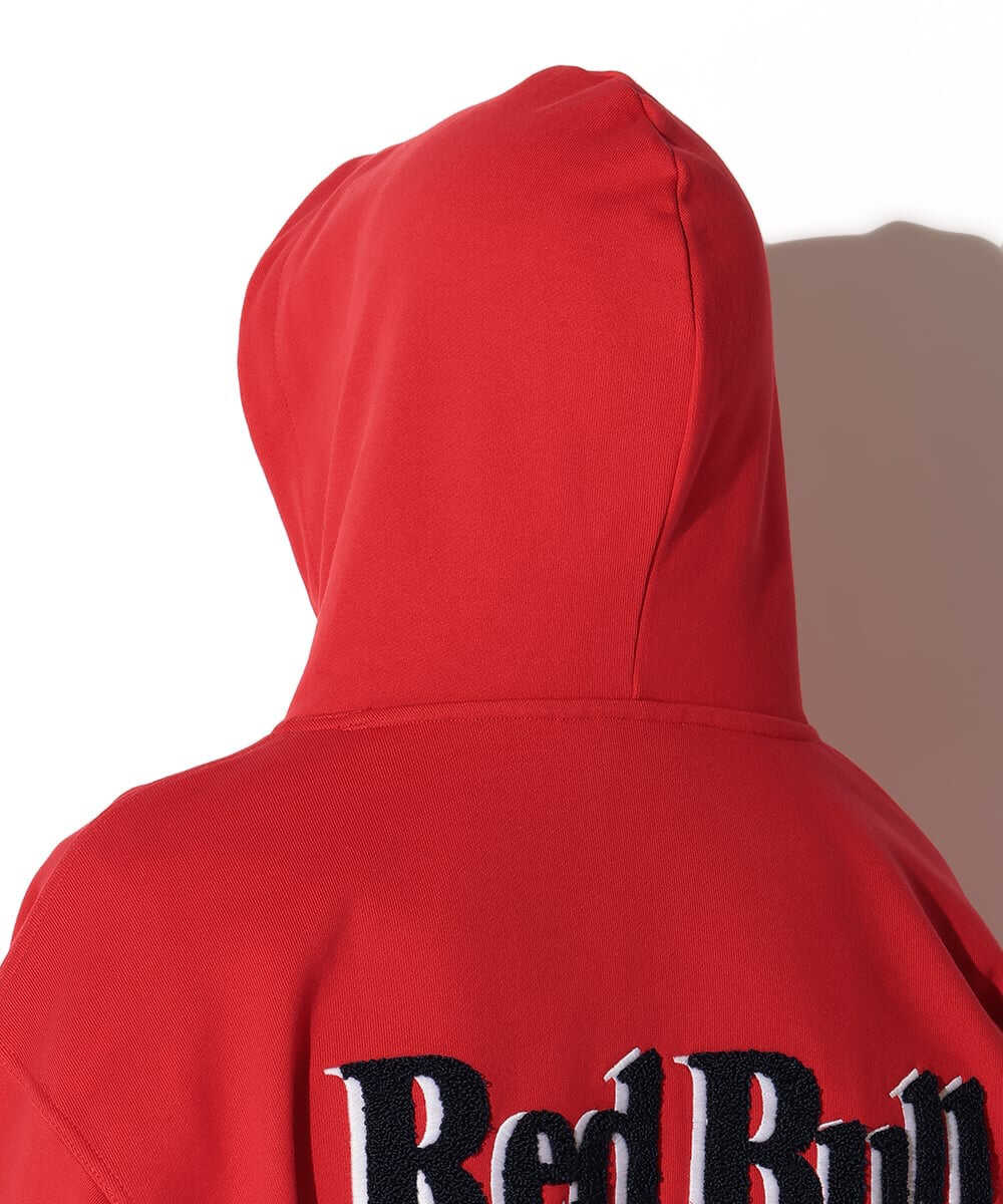 バックプリント プルオーバーパーカ