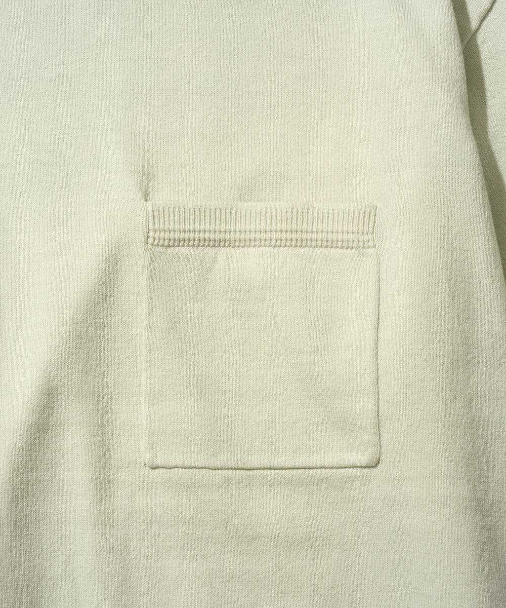 限定 クルーネック 半袖ニットTシャツ