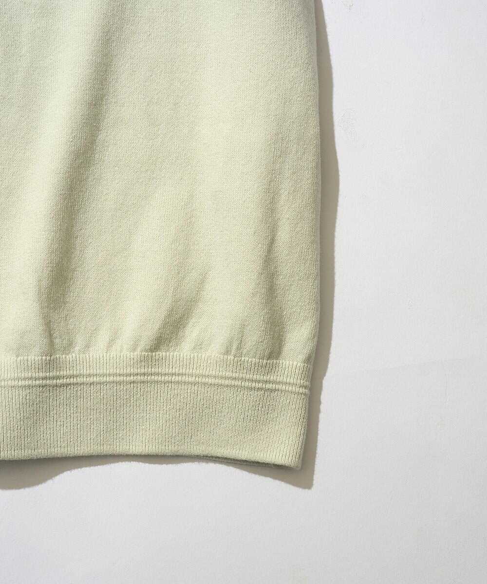 限定 クルーネック 半袖ニットTシャツ
