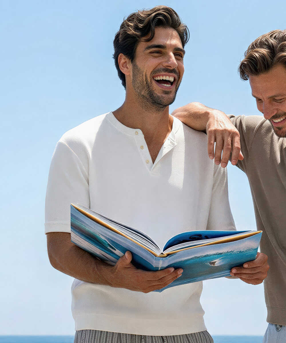 限定 ヘンリーネック ニットTシャツ