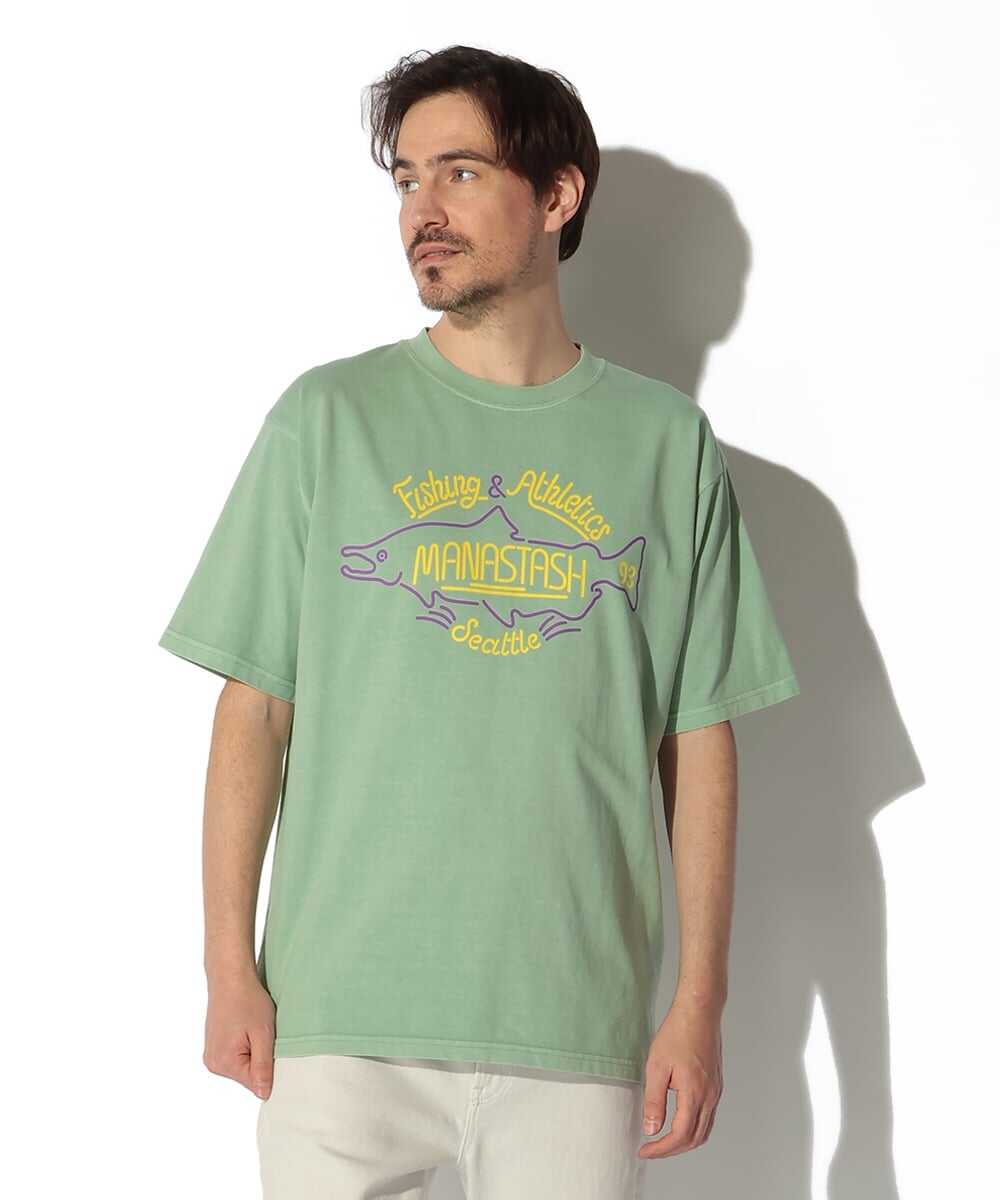 PUMICE/パミス ネオンサイン風Tシャツ 