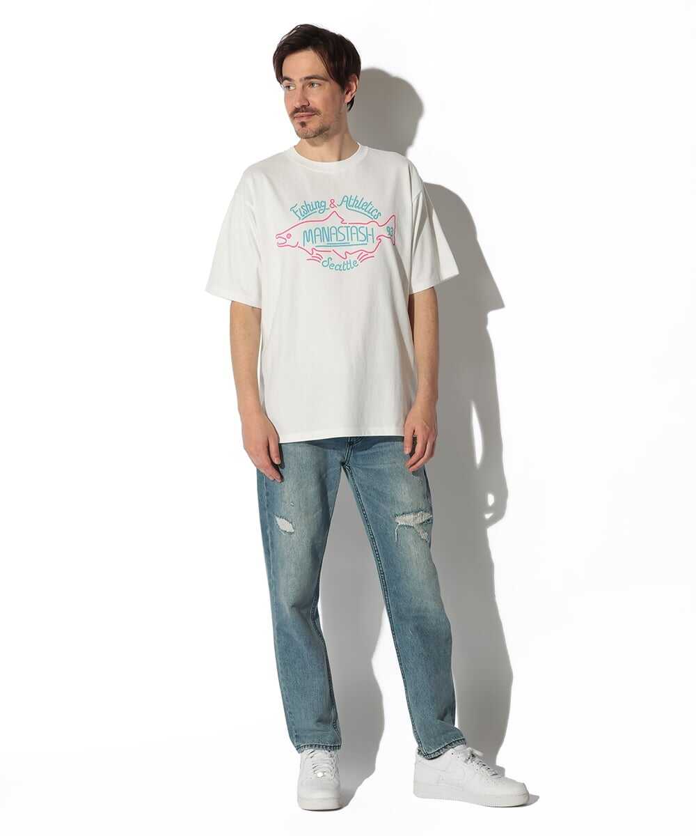 PUMICE/パミス ネオンサイン風Tシャツ 