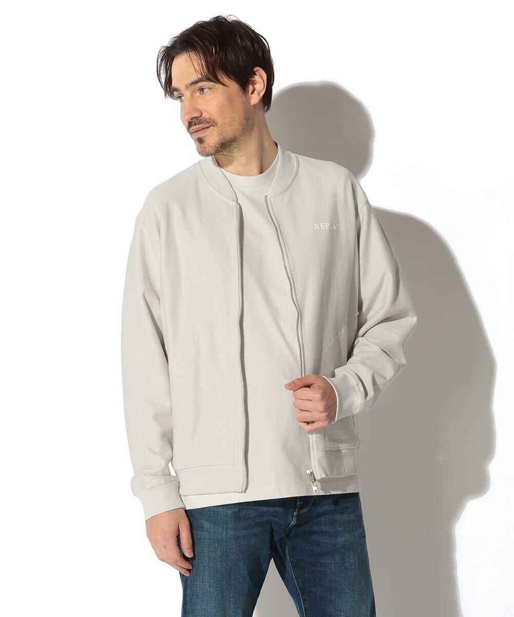 ヘビージャージー ジップスウェット