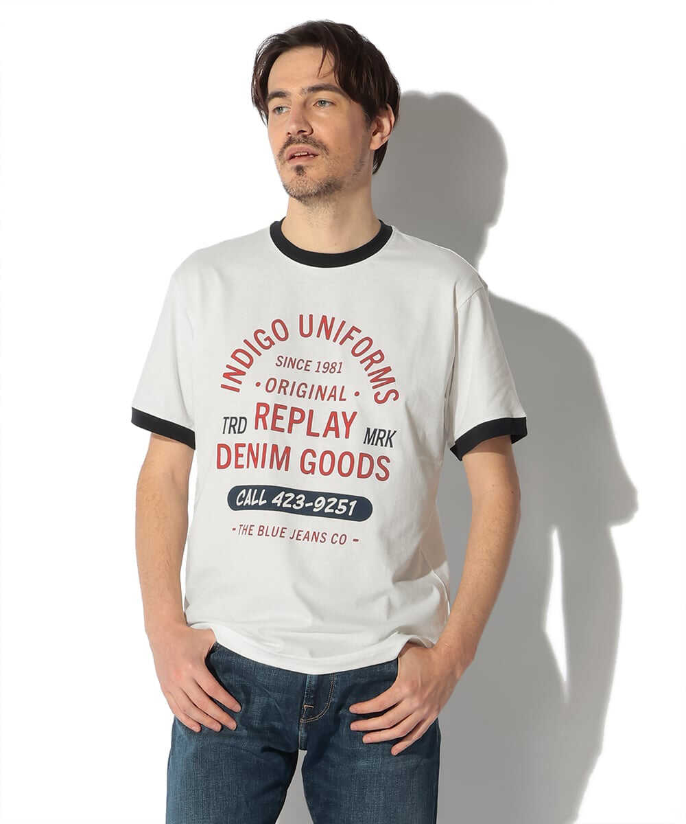 ベーシックジャージー マキシプリント Tシャツ