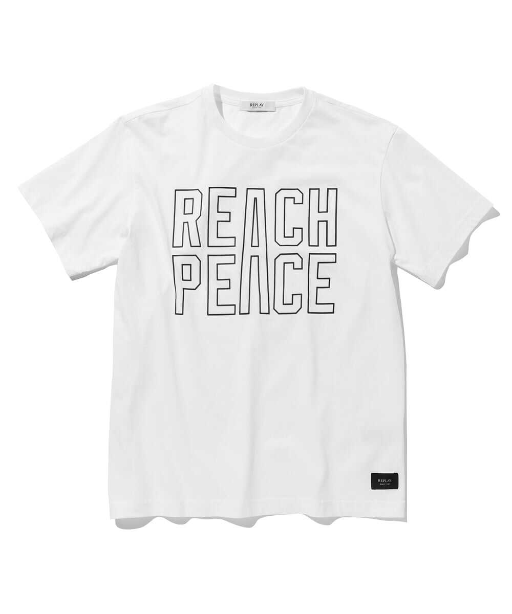 オープンエンドジャージー プリントTシャツ